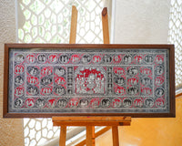 Anaya Fabric Art in Wood
