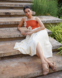 Shuili Embroidered Midi Dress