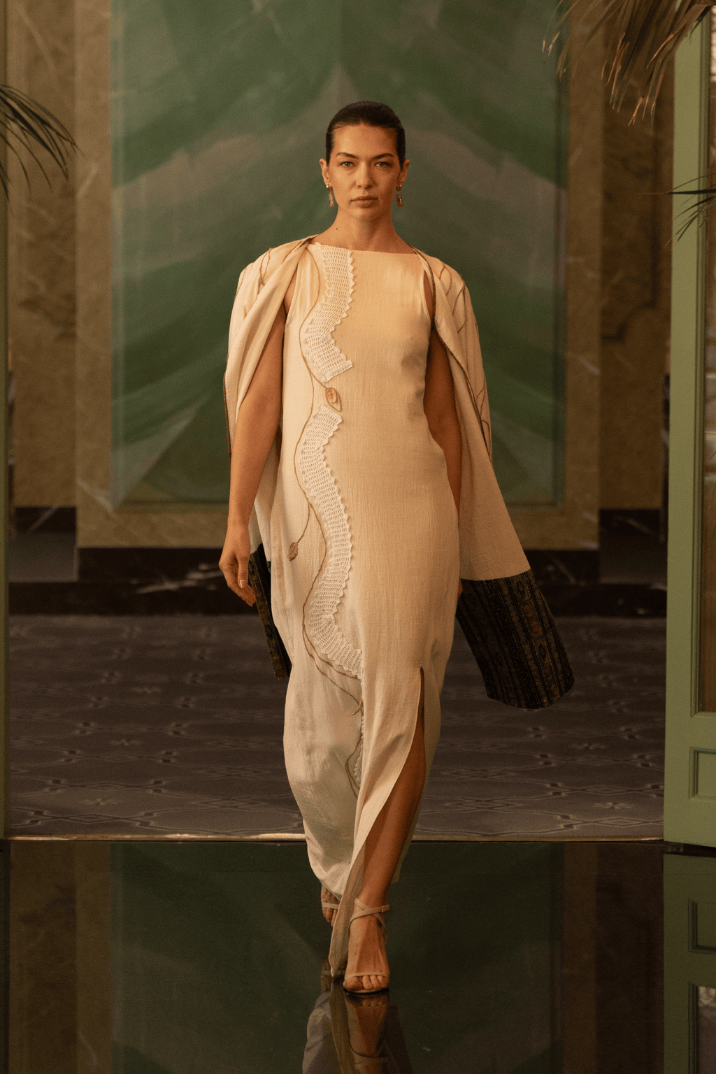 Latika Cowl Back Gown