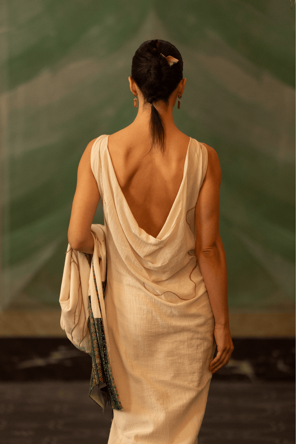 Latika Cowl Back Gown