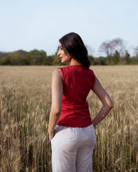 Kaju Round Neck Vest