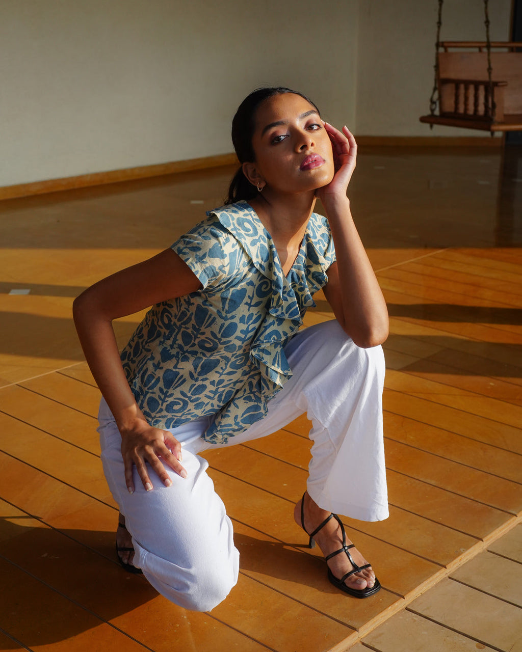 Neela Ruffled Top
