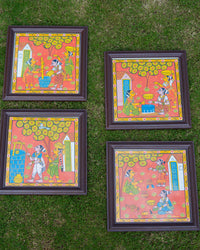 Vanitha Fabric Art in Wood
