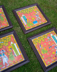 Vanitha Fabric Art in Wood