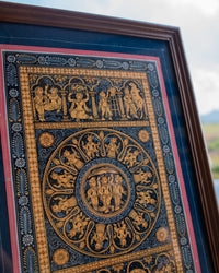 Ved Fabric Art in Wood