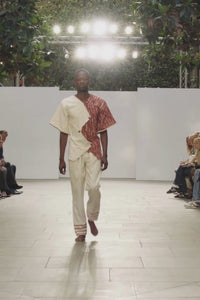 Gulmohar Colour Block Shirt-Pant